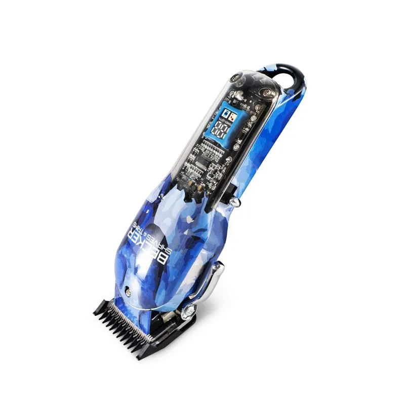 Tondeuse sans fil avec lame en inox Blue Motion Becker - miniature 7 - Zenkaa