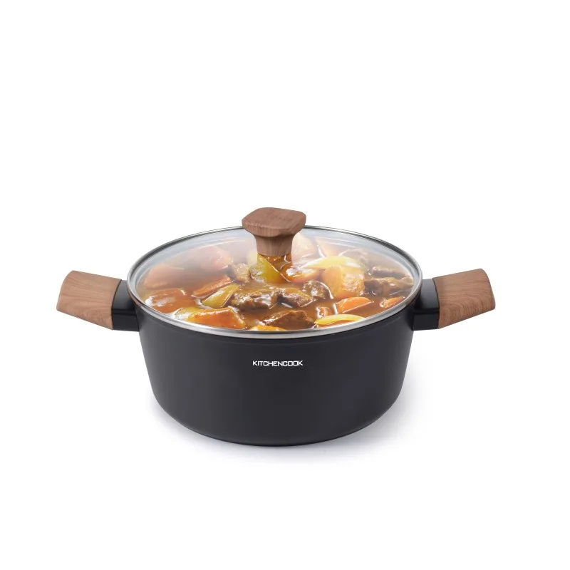 Kitchencook - JULIA FT24 TFI - Faitout 24cm - Aluminium forgé - Revêtement céramique - miniature 2 - Zenkaa