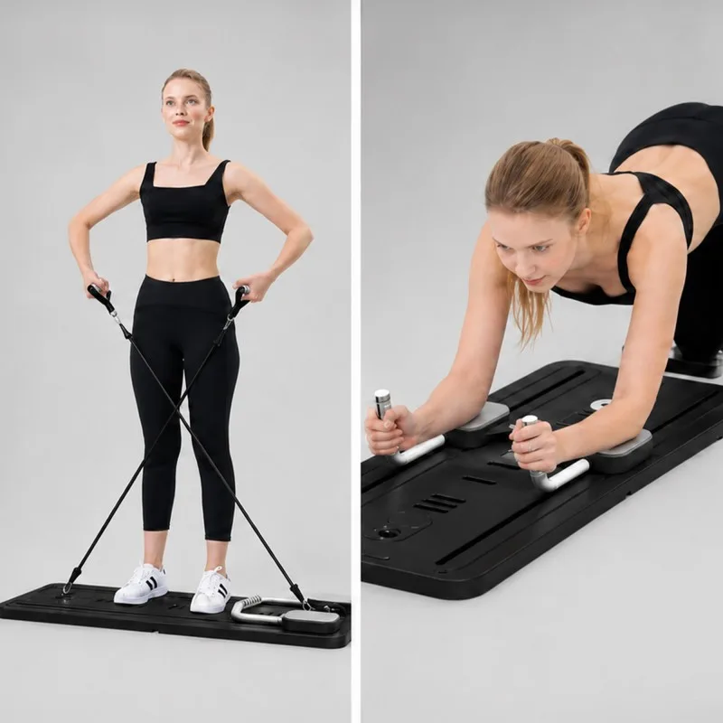 Yoghi - YOGHILATE - Noir - Planche de Pilates Multifonction - Minuteur Digital - Pliable - miniature 8 - Zenkaa