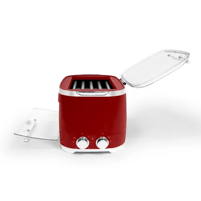 Radiola - DOGDOG RED - Machine à hot-dogs - 5 rouleaux chauffants - Chauffe-pain - 260 W - miniature 7 - Zenkaa