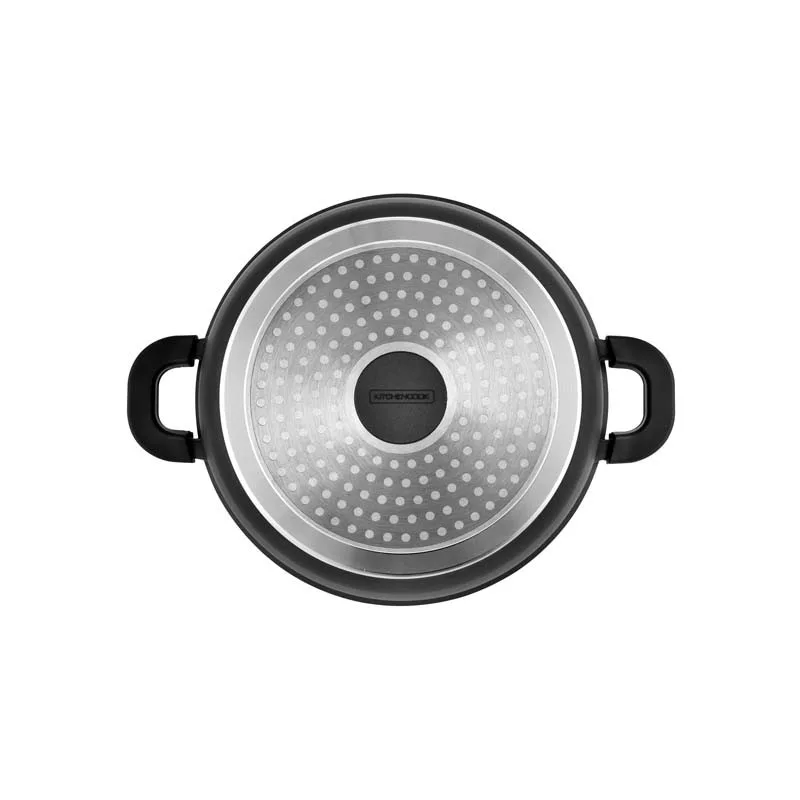 Faitout en fonte d'aluminium anti adhésif 24 cm LEON Kitchencook - miniature 2 - Zenkaa