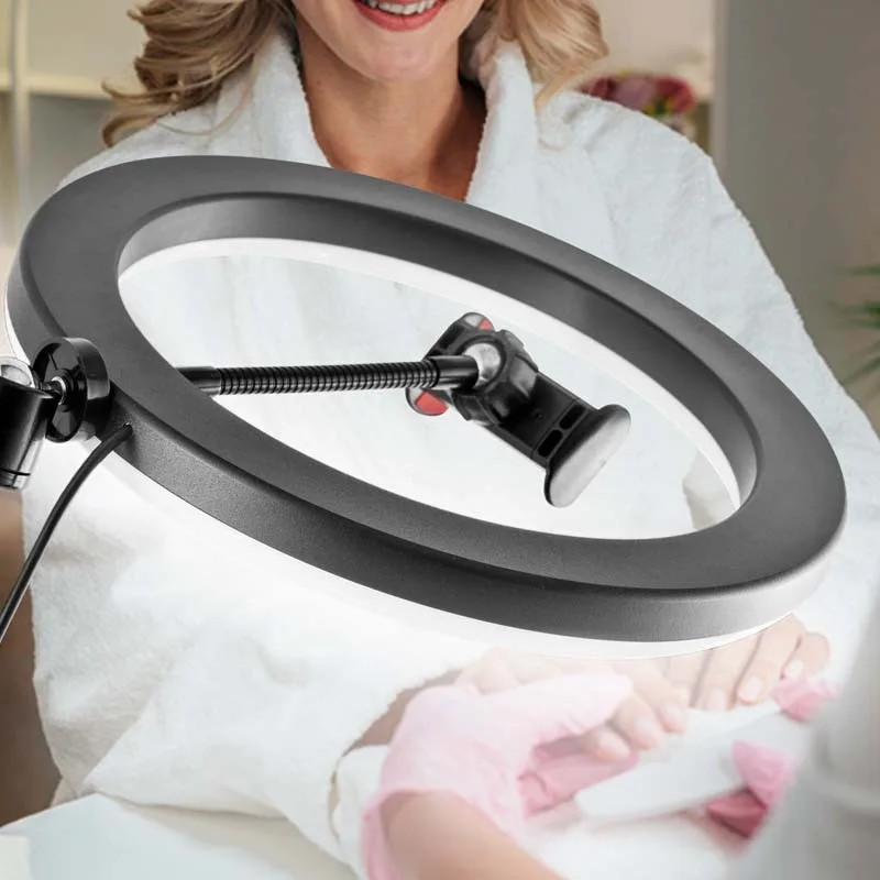 Trépied selfie avec anneau lumineux 3 couleurs RL1 Wi Light - miniature 4 - Zenkaa