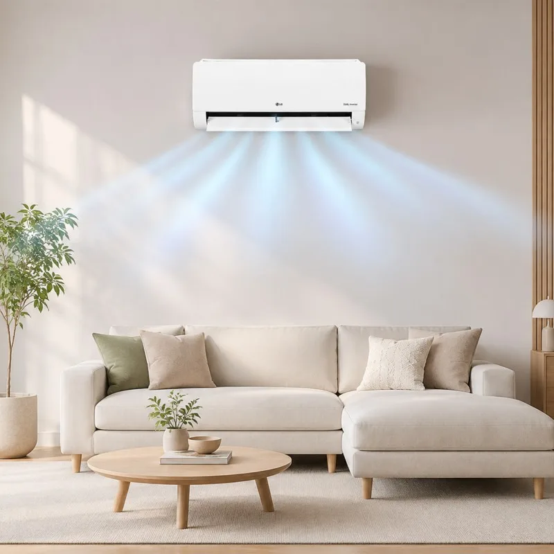 Climatiseur Multi Split LG 2-en-1 Réversible – 9000 + 12000 BTU – A++ – WIFI - miniature 3 - Zenkaa