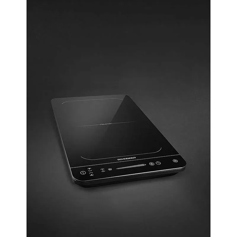 Schneider - SCIH92FB - Noir - Table induction posable 2 foyers - Zone flex - 3500 W - miniature 5 - Zenkaa