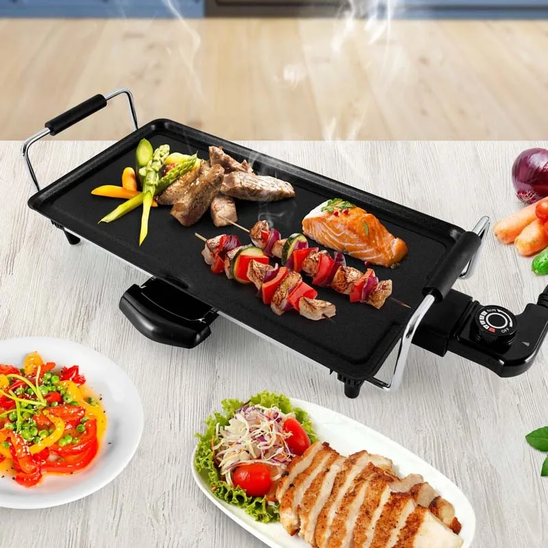 Plancha électrique avec revêtement anti-adhésif KPAN de la marque Kitchencook - miniature 2 - Zenkaa