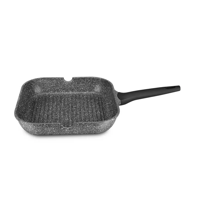 Grill fonte d'aluminium anti adhésif 28cm TFI GISORS Durand Dupont - miniature 2 - Zenkaa