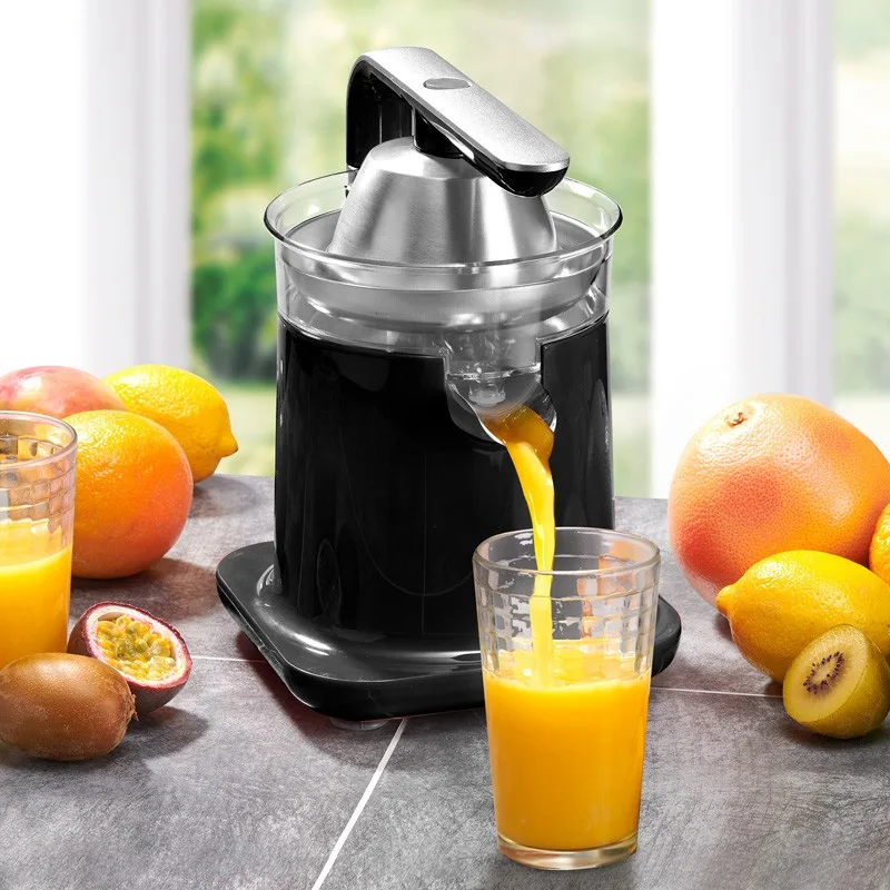 Presse agrumes double cônes et filtre en acier PRESSJUICE noir Kitchencook - miniature 3 - Zenkaa