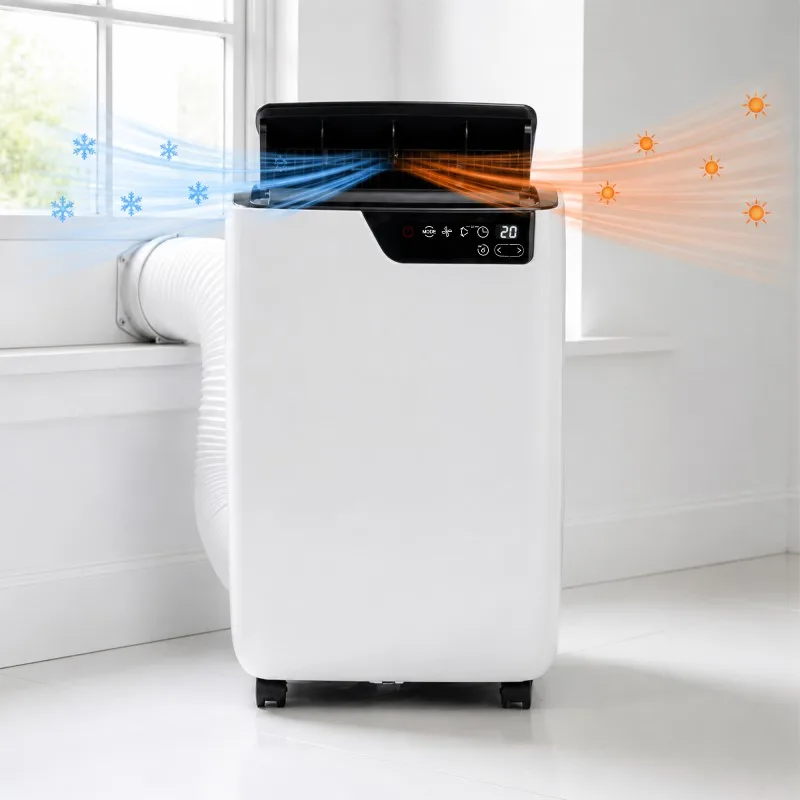 Climatiseur Mobile - Blanc - 14000 BTU - Réversible Chaud/Froid - Silencieux - miniature 4 - Zenkaa