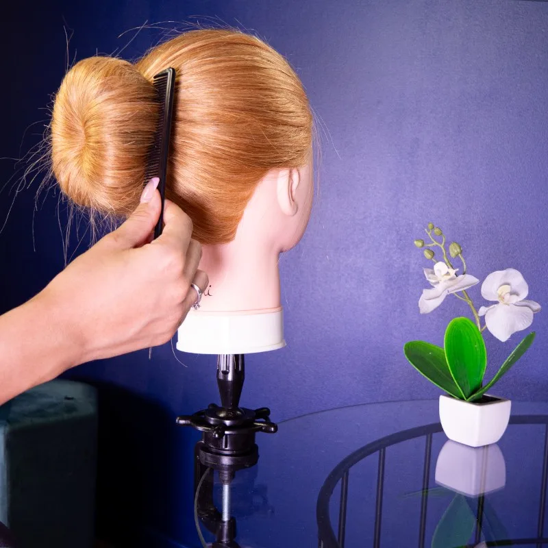 Tête à coiffer avec chevelure naturelle HAIR DESIGN Yoghi - miniature 5 - Zenkaa
