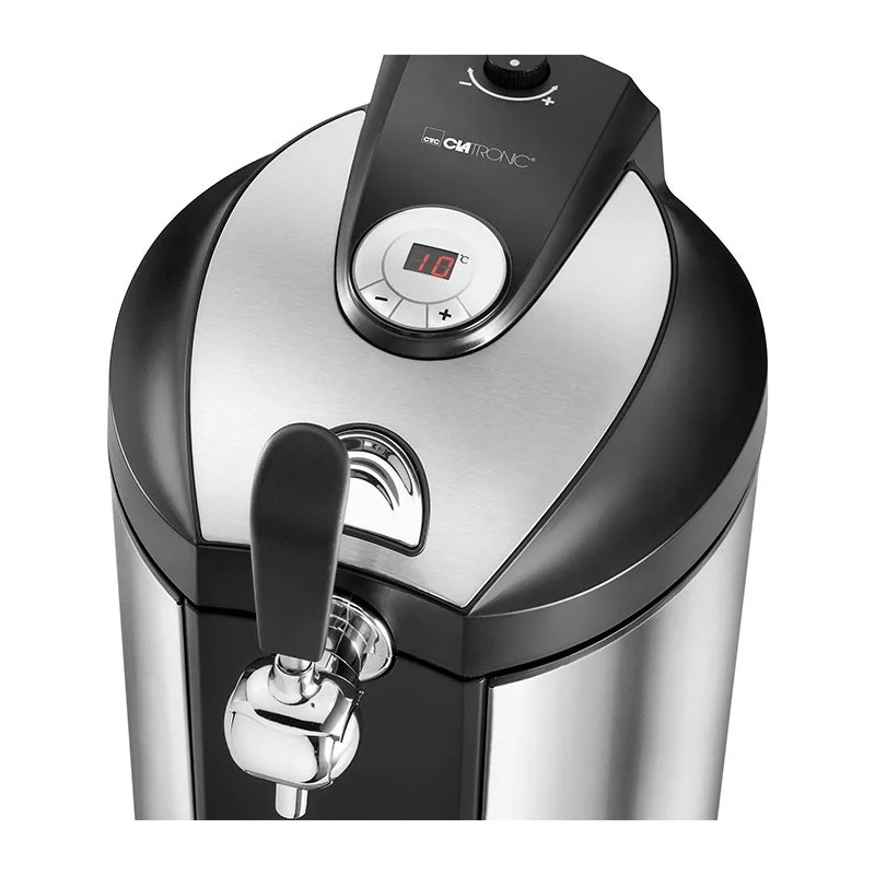 Clatronic - BZ3740 - Inox/Noir - Tireuse à bière 5 L - CO2 - Température 2 à 12 °C - miniature 4 - Zenkaa