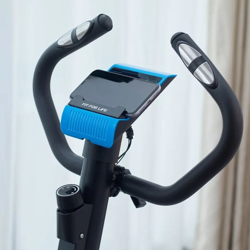 Fit For Life BE BIKE V5 Connecté Black - Vélo d’Appartement Connecté - Application Fitness - Écran LCD - Capteurs Cardiaques - miniature 6 - Zenkaa