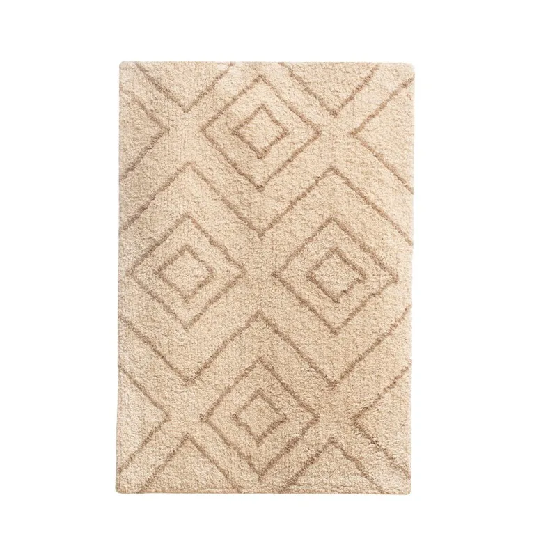 Tapis de bain en coton moelleux et absorbant 50x75 cm - miniature 2 - Zenkaa