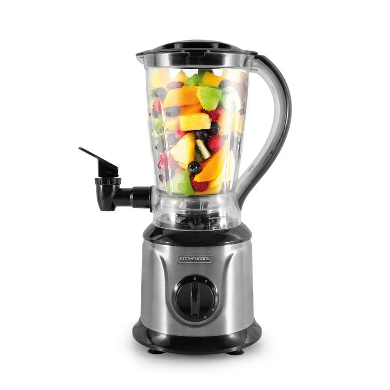 Kitchencook - JUICE HUB - Blender avec mini broyeur - 500 W - Bol 1,5 L - 5 vitesses - miniature 10 - Zenkaa