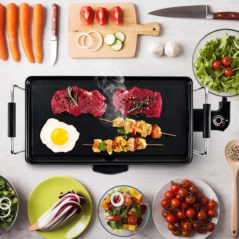 Plancha électrique avec revêtement anti-adhésif KPAN de la marque Kitchencook - miniature 3 - Zenkaa