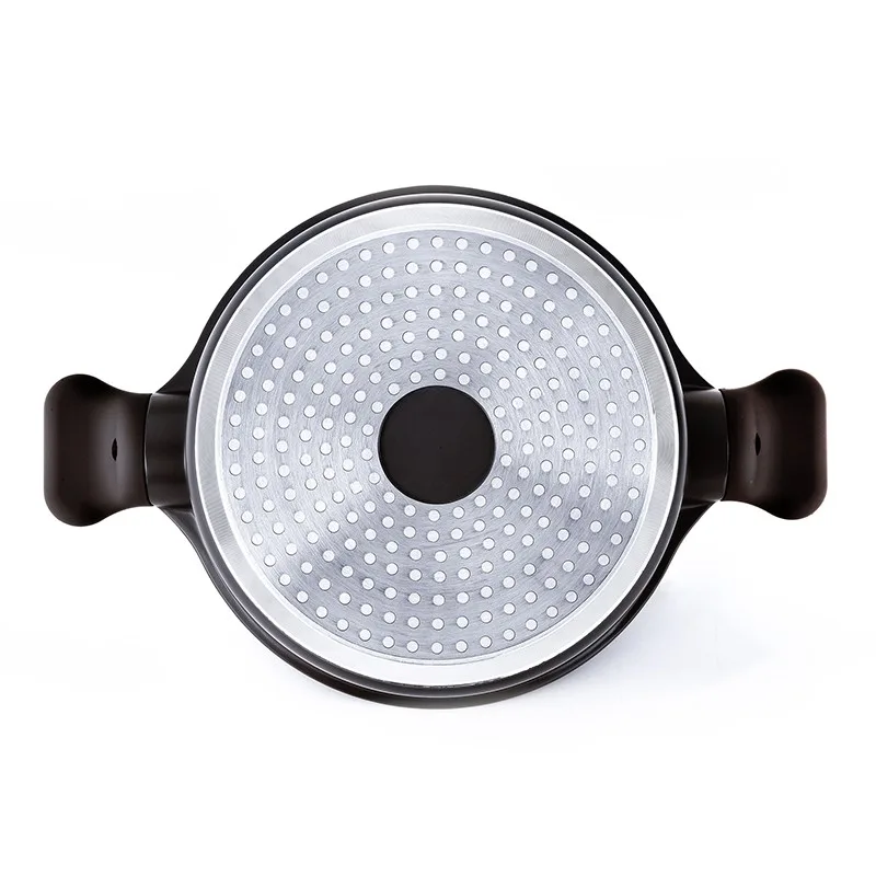 Faitout 24cm fonte d'aluminium anti adhésif TFI SYCAMORE Kitchencook - miniature 3 - Zenkaa