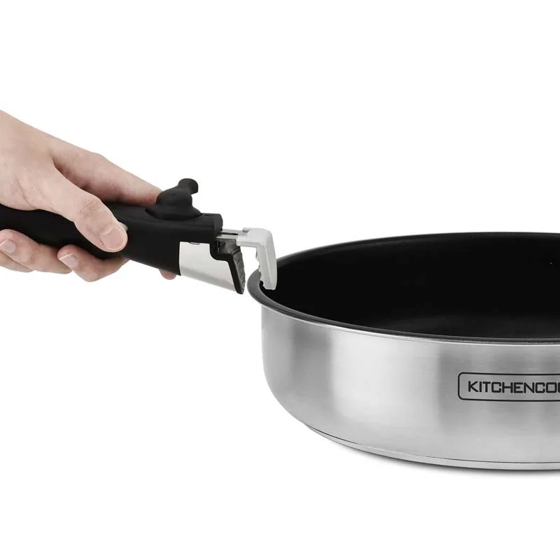 Batterie de cuisine inox anti adhésif 10 Pcs TFI FLEX10 IX de Kitchencook - miniature 7 - Zenkaa