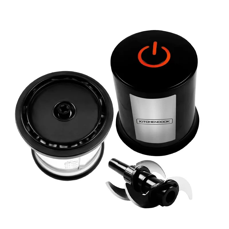 KitchenCook - MIXPOD500_BLACK - Noir - Mini hachoir électrique - 400 W - 4 lames inox - miniature 6 - Zenkaa