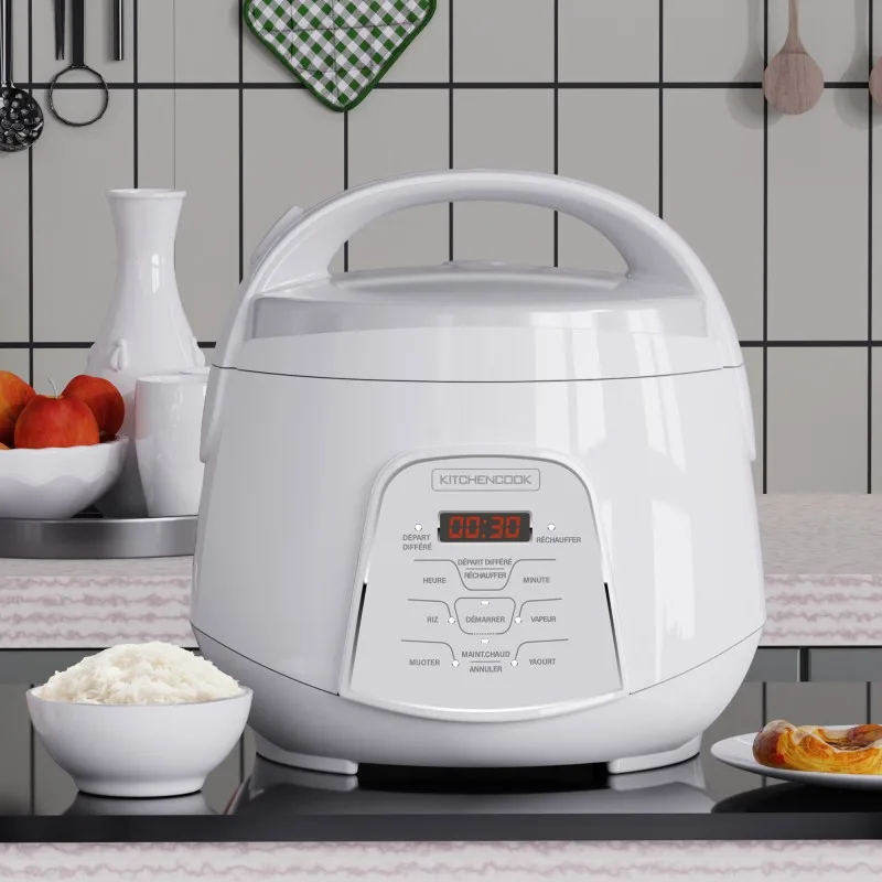 Kitchencook - Multicuiseur KYOTO_WHITE - 400 W 2,2 L - Panier vapeur et verre doseur - miniature 2 - Zenkaa