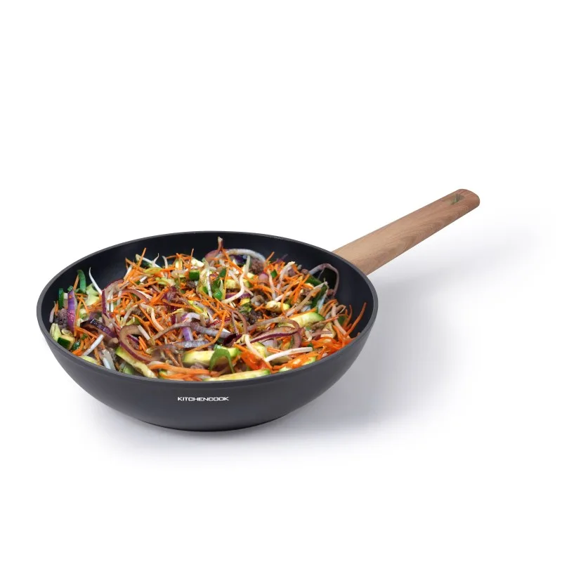 Kitchencook - JULIA WOK28 TFI - Poêle wok 28cm TFI revêtement céramique - miniature 2 - Zenkaa