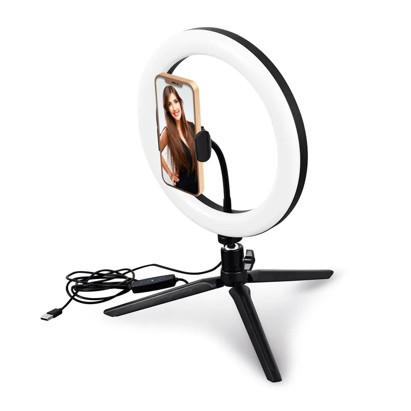 Trépied selfie avec anneau lumineux 3 couleurs RL1 Wi Light - miniature 6 - Zenkaa