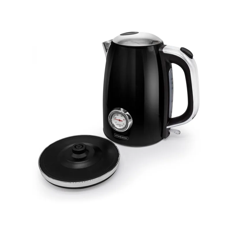 Bouilloire style rétro avec filtre calcaire RETRO TEA noir Kitchencook - miniature 5 - Zenkaa