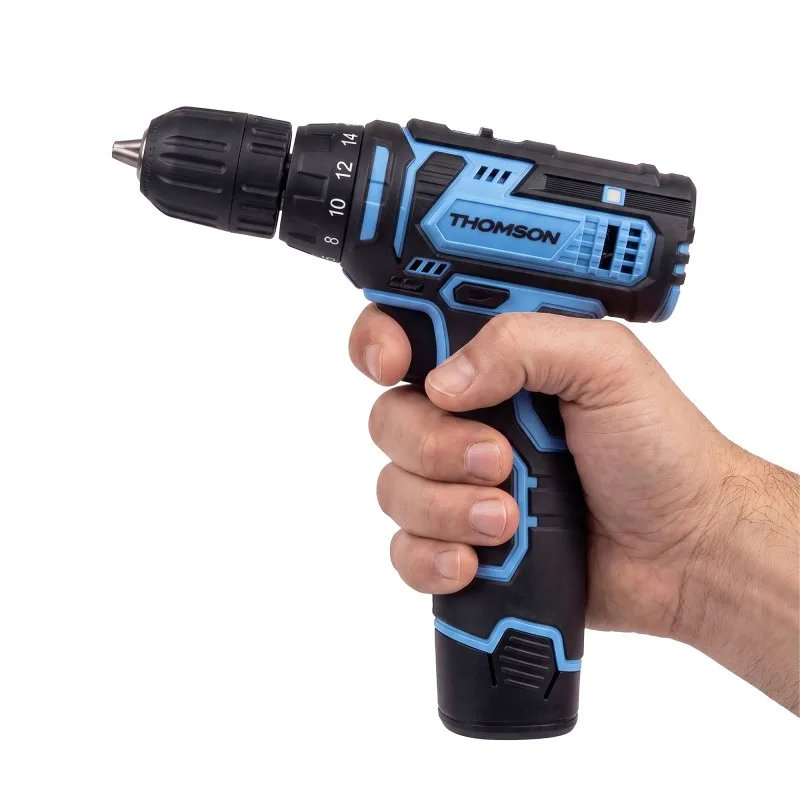 THOMSON - VIO_DRILL12 - Perceuse-visseuse sans fil 12V - 20Nm - 2 vitesses - Mandrin 10mm - miniature 2 - Zenkaa