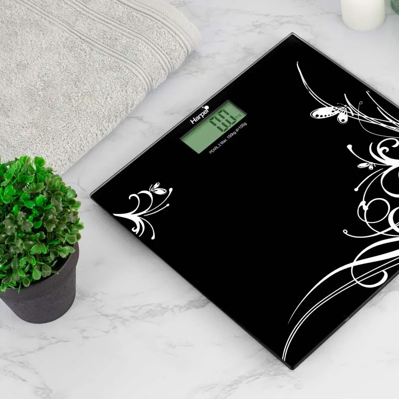 Pèse personne extra slim écran digital PEARL2 noir Harper - miniature 2 - Zenkaa