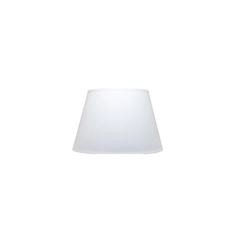 Gasoline - LETT_P_ABAT_J_WHT - Blanc - Abat-jour décoratif - Design épuré - Compatible douille E27 - Zenkaa