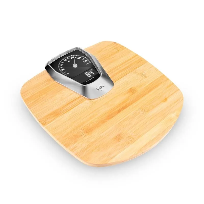 Yoghi - DR SCALE ULTIMATE - Pèse-personne digital bambou - Double affichage - 130kg - miniature 5 - Zenkaa