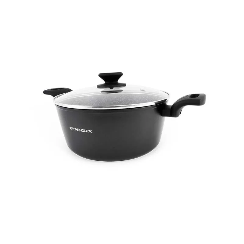 Faitout aluminium forgé anti adhésif 24cm TFI BOHEME Kitchencook - miniature 3 - Zenkaa