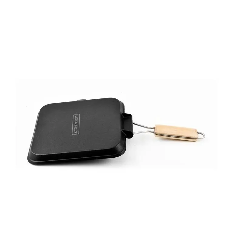 Kitchencook - GRILL24 TFI - Grill carré fonte d’aluminium 24 cm - Revêtement antiadhésif - Tous feux induction - miniature 3 - Zenkaa