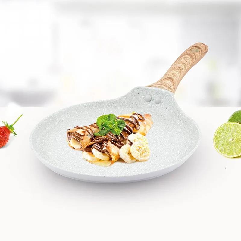 CRÊPIÈRE EN ALUMINIUM FORGE 28CM STONE CRP28TFI KITCHENCOOK - miniature 3 - Zenkaa
