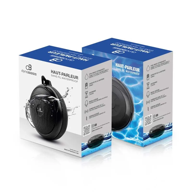 Enceinte noire sans Fil Waterproof HP200 de Dynabass - miniature 5 - Zenkaa