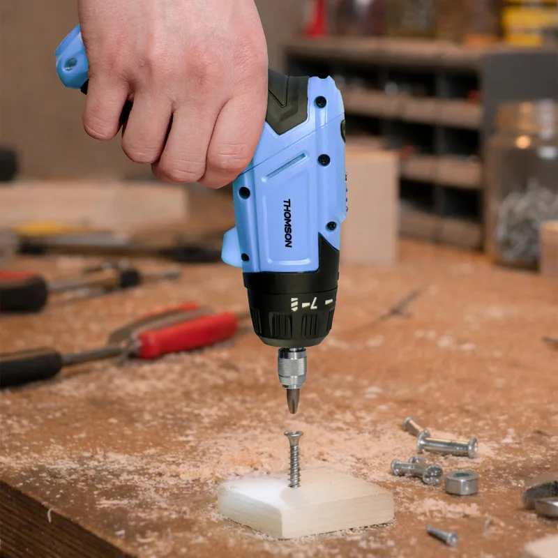 THOMSON - VIO SCREWDRIV - Visseuse sans fil 4V - mallette de transport - Poignée rotative - 16 embouts - miniature 6 - Zenkaa