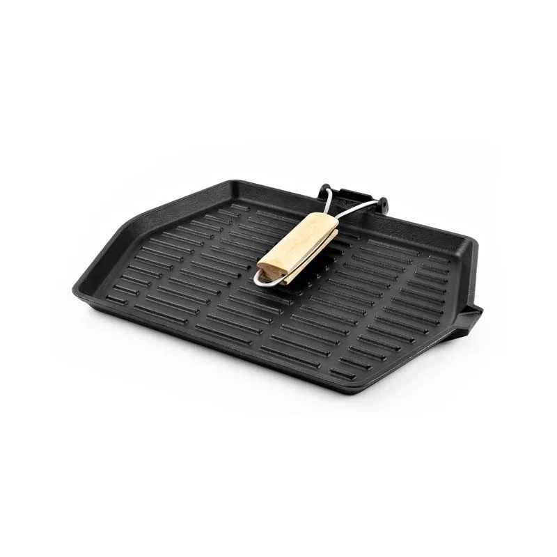 Grill rectangulaire en fonte émaillée 35 x 28 cm GRILL3528A TFI KITCHENCOOK - miniature 6 - Zenkaa