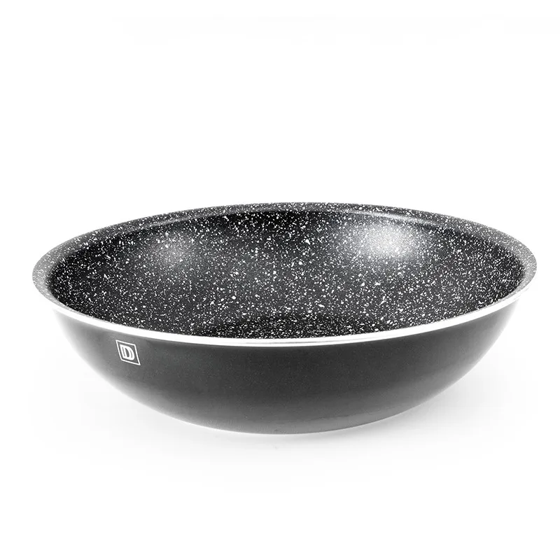 Wok aluminium anti adhésif 24cm TFI GENESIS noir Durand Dupont - miniature 4 - Zenkaa