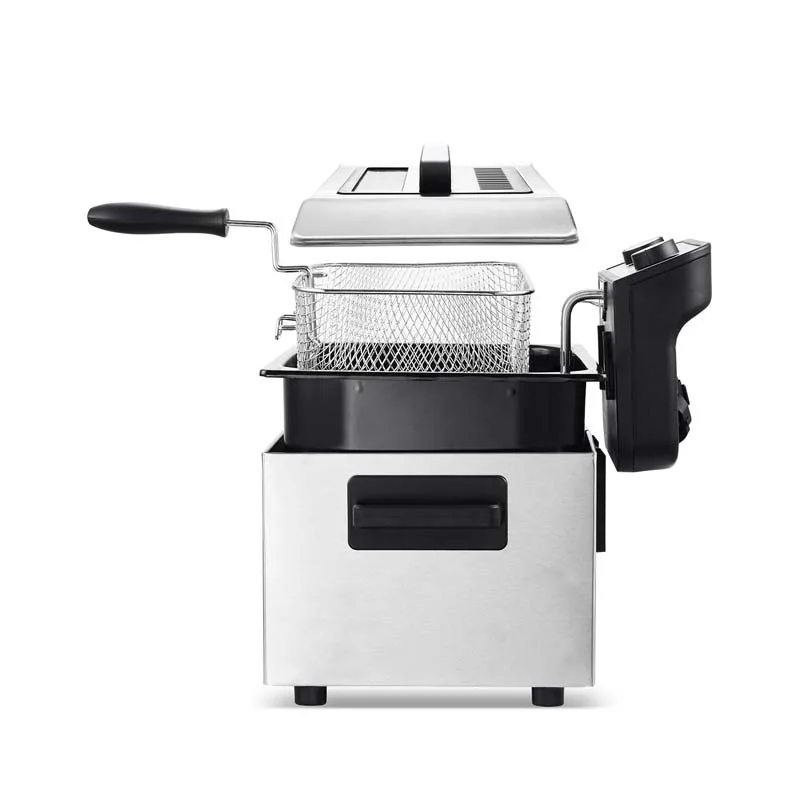 Friteuse Semi-Pro 3000w 5l Avec Fenêtre En Verre K-FRY XL INOX - Reconditionné - miniature 3 - Zenkaa