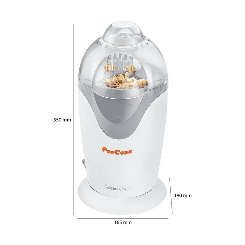 Clatronic - PM 3635 - Blanc - Machine à popcorn - Air chaud - Sans huile - miniature 5 - Zenkaa
