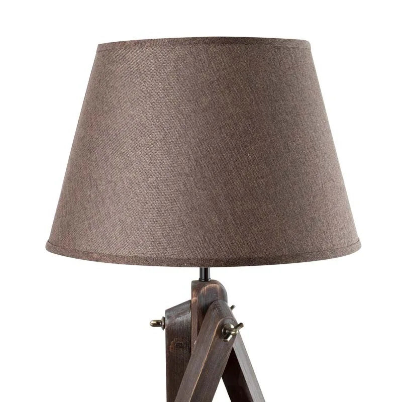 Lampadaire Marron 150cm Modèle DEEP TREPIED OLD WOOD Mac-Andrews - miniature 3 - Zenkaa