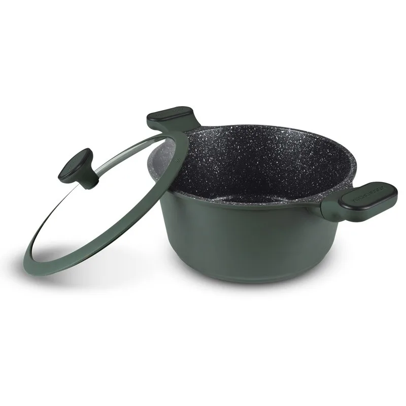 Faitout fonte d'aluminium anti adhésif 24cm TFI SEQUOIA Kitchencook - miniature 2 - Zenkaa