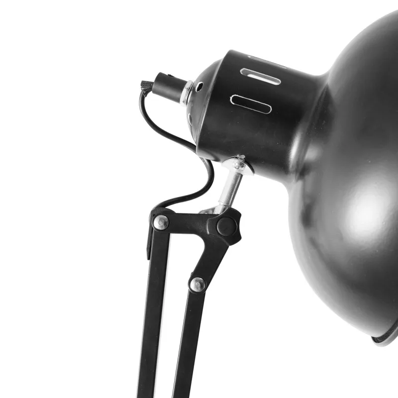 Gasoline - OFFICE Noir - Lampadaire décoratif - Bois et métal - Pied 170 cm - Abat-jour 20 cm - miniature 7 - Zenkaa