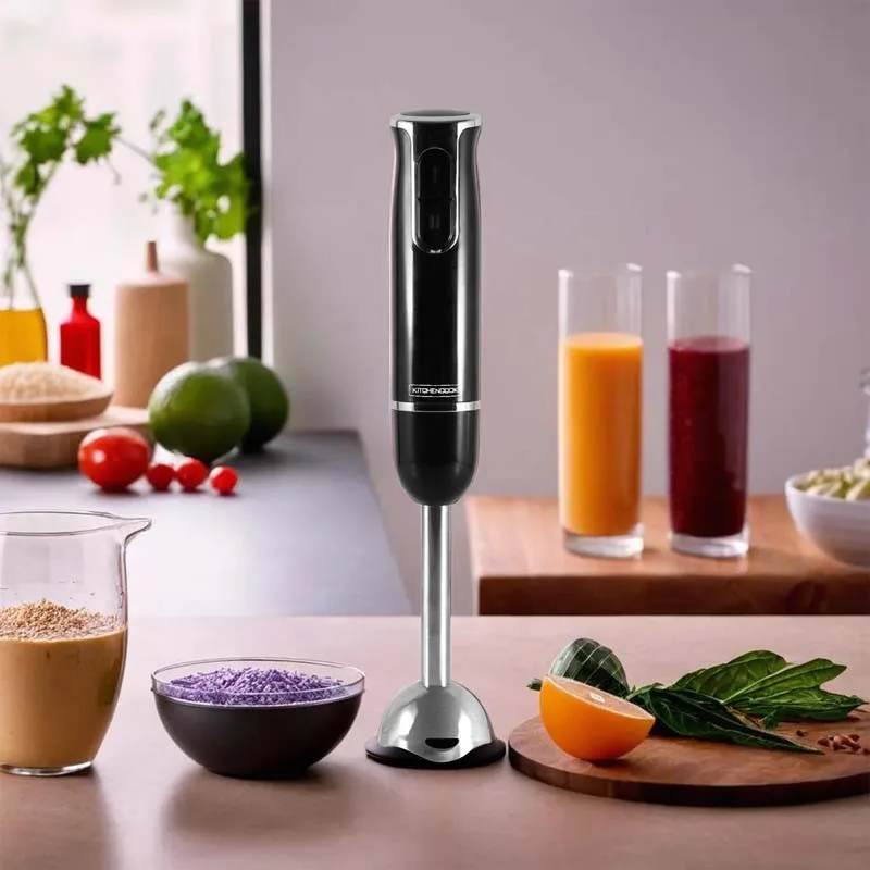 KitchenCook - HAND X BLACK - Noir - Mixeur plongeant - 600 W - Pied inox - miniature 8 - Zenkaa