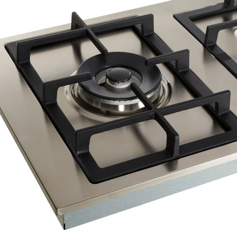 Fagor - 4FH-112GLSTX - Inox - Table de cuisson gaz 4 feux - Triple couronne - Encastrable - miniature 4 - Zenkaa