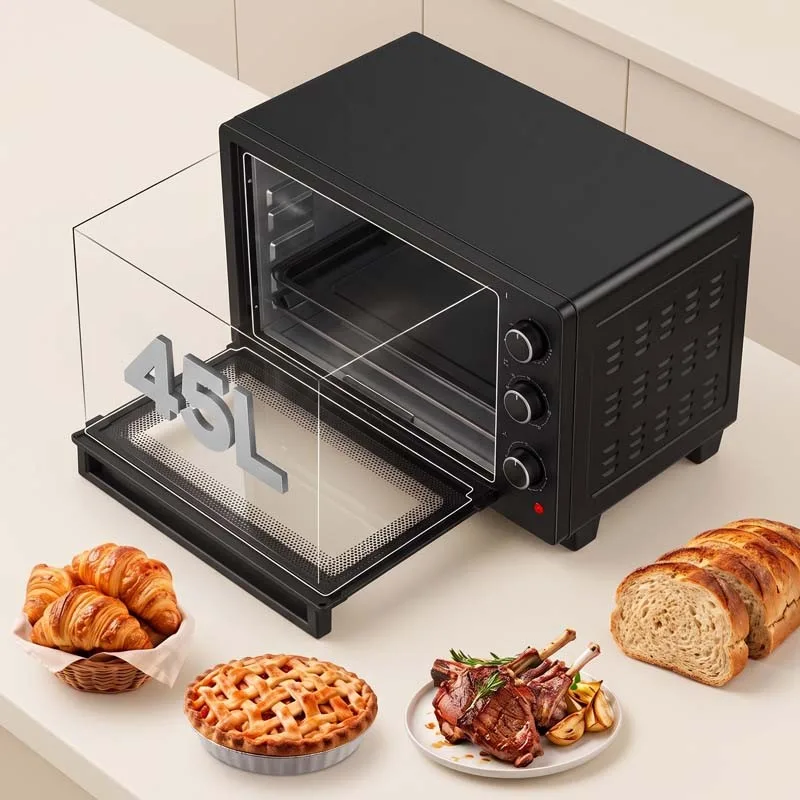 Schneider - SCEO2345CTB - Noir - Four électrique 45 L posable - Chaleur tournante - 1700 W - miniature 2 - Zenkaa