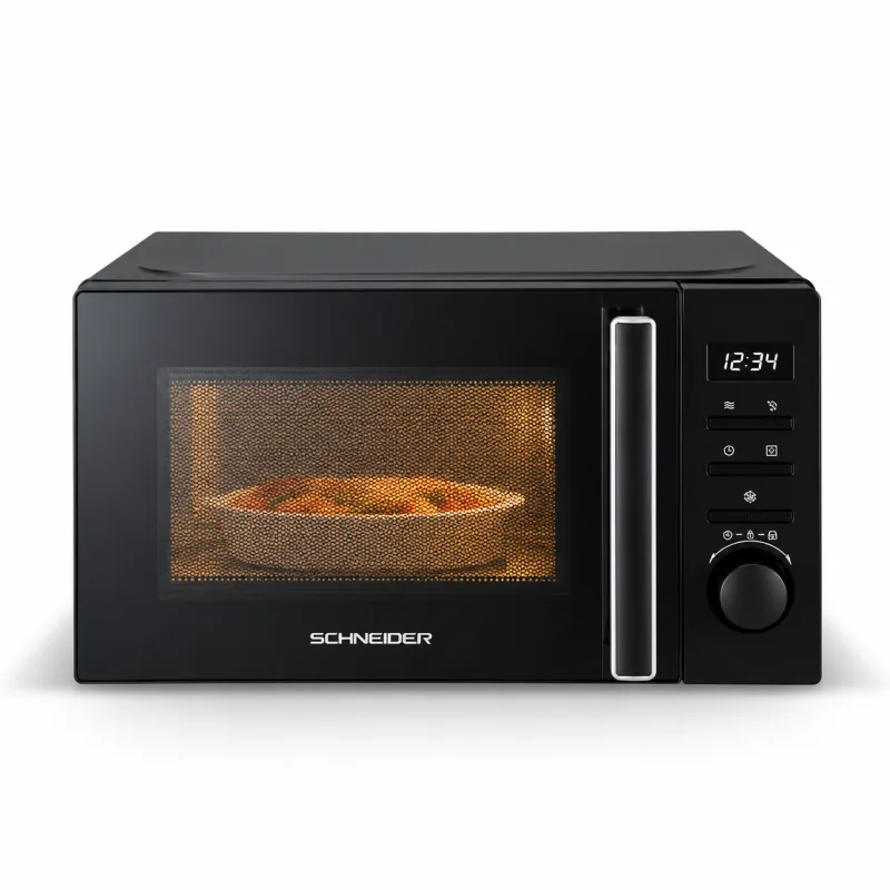 Schneider - SCMW20GDB - Noir - Micro-ondes gril 20 L - 700 W - Gril 1000 W - Digital