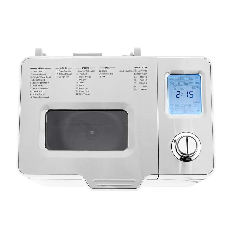 KitchenCook - SMART_I - Inox - Machine à pain - 550 W - 25 programmes - miniature 5 - Zenkaa