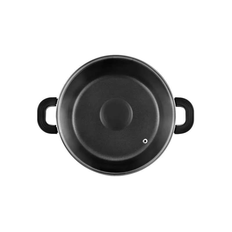Faitout en fonte d'aluminium anti adhésif 24 cm LEON Kitchencook - miniature 5 - Zenkaa