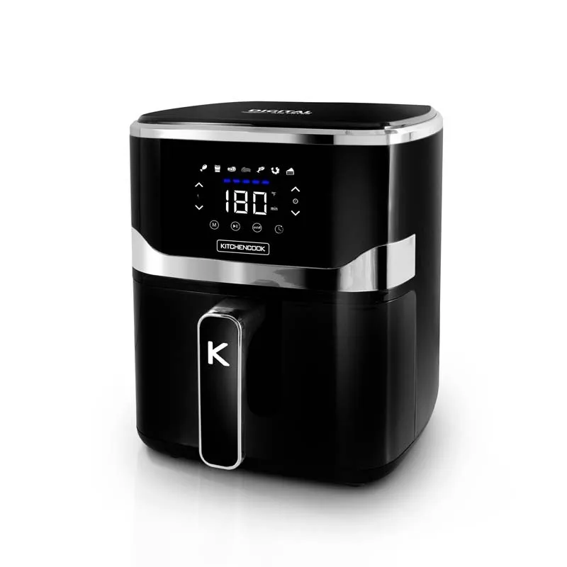 KitchenCook - AIRMED55 - Noir - Friteuse sans huile - 5,5 L - 1400 W - miniature 7 - Zenkaa