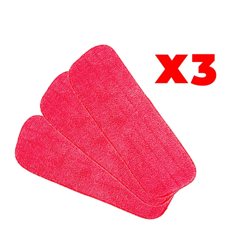 3 Serpillières En Microfibres Pour Le Balai Vaporisateur SUPERMOP - Zenkaa