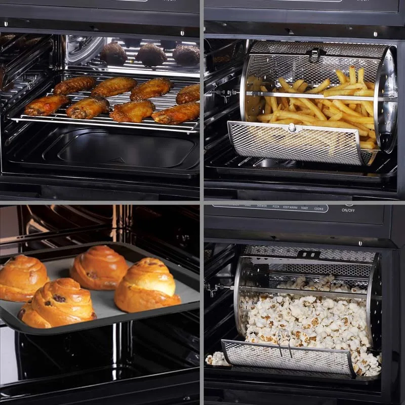 KitchenCook - AIR BAY - Noir - Four Air Fryer - 12 L - 1600 W - miniature 3 - Zenkaa